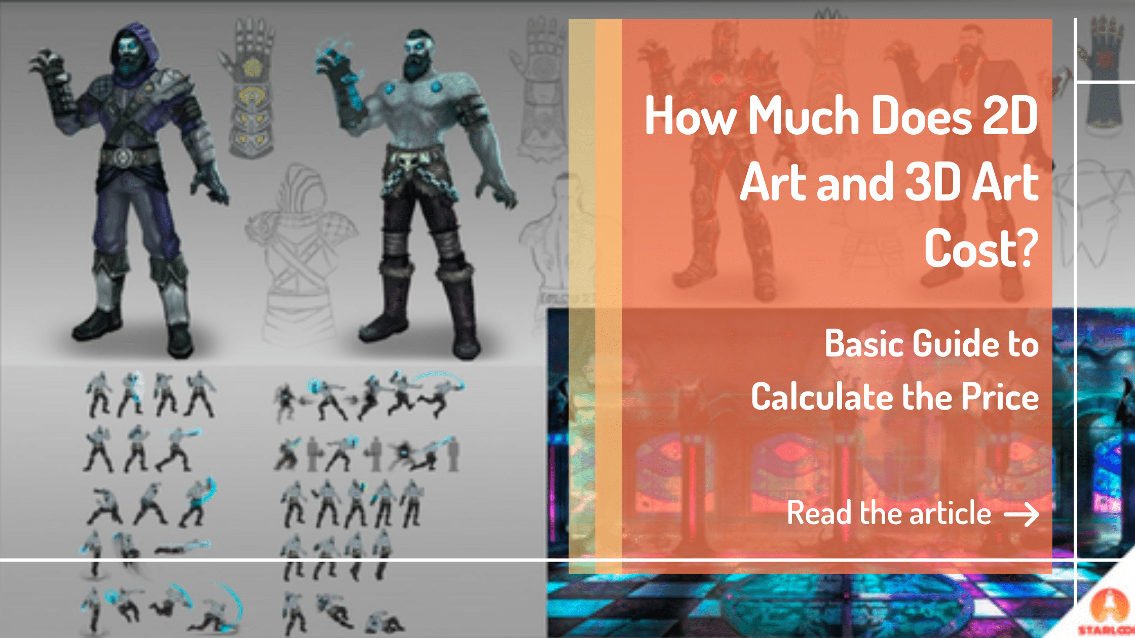 How Much Does 2D Art and 3D Art Cost main banner