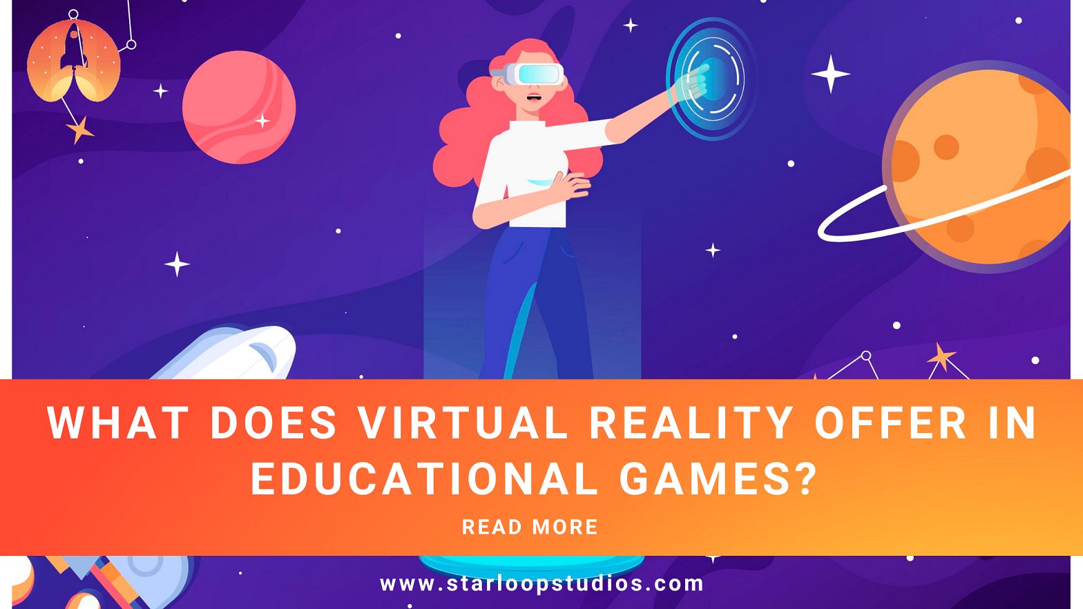 main banner What does virtual reality offer in educational games